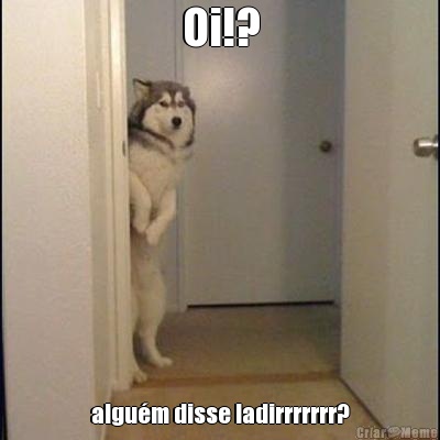 Oi!? algu�m disse ladirrrrrrr?