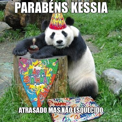PARAB�NS KESSIA ATRASADO MAS,N�O ESQUECIDO