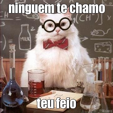 ninguem te chamo teu feio