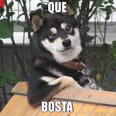 QUE  BOSTA 