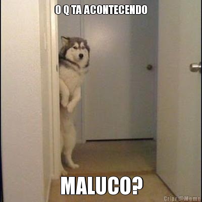 O Q TA ACONTECENDO MALUCO?