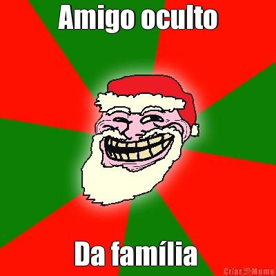 Amigo oculto Da fam�lia 
