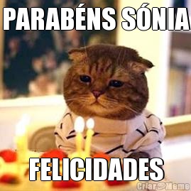 PARAB�NS S�NIA FELICIDADES