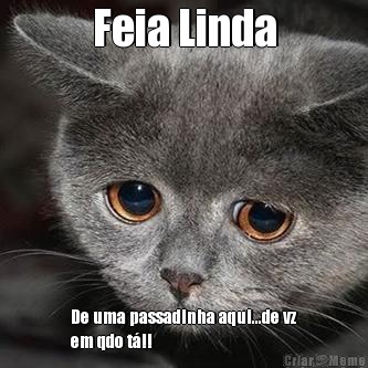 Feia Linda De uma passadinha aqui...de vz
em qdo t�!!