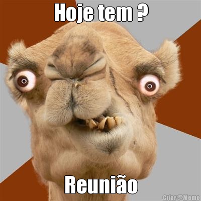 Hoje tem ? Reuni�o