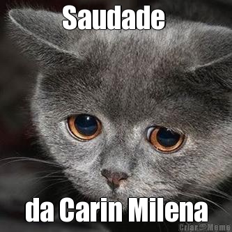 Saudade  da Carin Milena