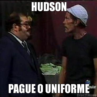 HUDSON PAGUE O UNIFORME