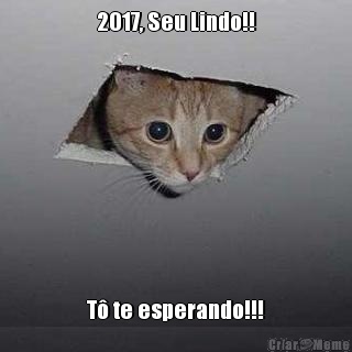 2017, Seu Lindo!! T� te esperando!!!