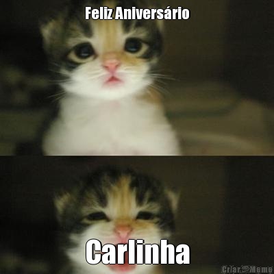 Feliz Anivers�rio Carlinha