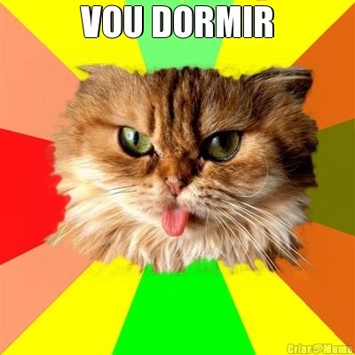 VOU DORMIR 