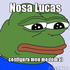 Nosa Lucas  configura meu modem ai