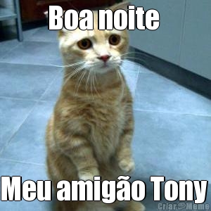 Boa noite  Meu amig�o Tony 