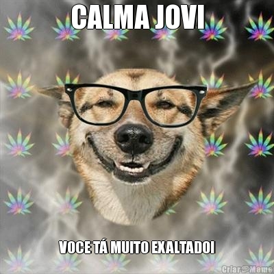 CALMA JOVI VOCE T� MUITO EXALTADO!