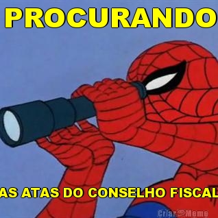 PROCURANDO AS ATAS DO CONSELHO FISCAL