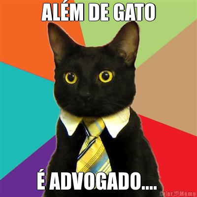 AL�M DE GATO � ADVOGADO.... 
