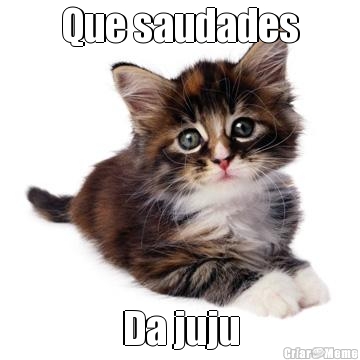 Que saudades Da juju