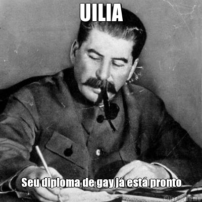 UILIA Seu diploma de gay j� est� pronto