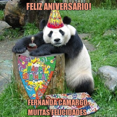 FELIZ ANIVERS�RIO! FERNANDA CAMARGO, 
MUITAS FELICIDADES