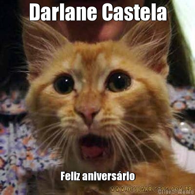 Darlane Castela Feliz anivers�rio