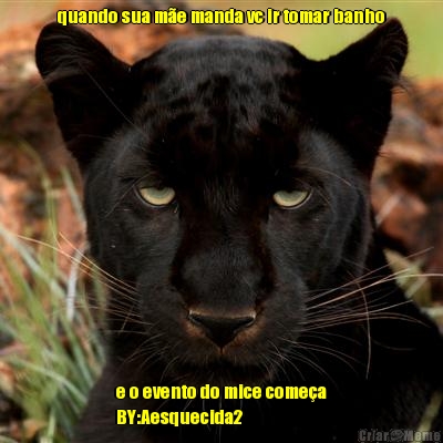 quando sua m�e manda vc ir tomar banho e o evento do mice come�a
BY:Aesquecida2