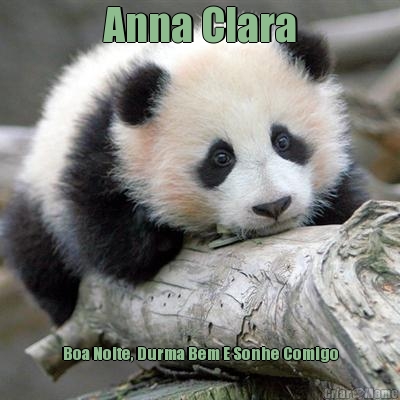 Anna Clara Boa Noite, Durma Bem E Sonhe Comigo
