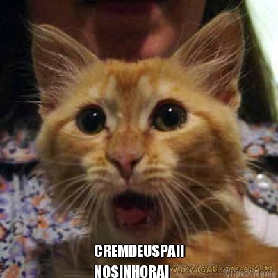  CREMDEUSPAI!
NOSINHORA!