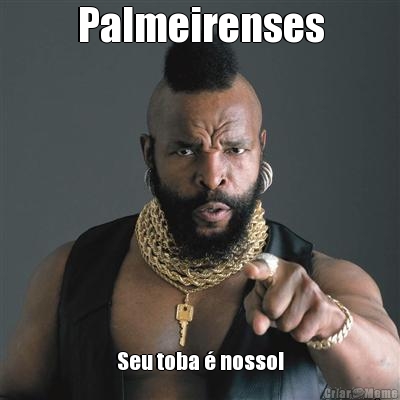 Palmeirenses Seu toba � nosso!