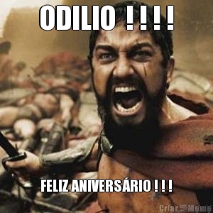 ODILIO  ! ! ! ! FELIZ ANIVERS�RIO ! ! !
