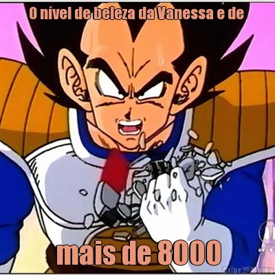 O n�vel de beleza da Vanessa e de  mais de 8000