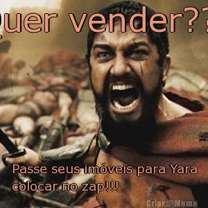 Quer vender??? Passe seus im�veis para Yara
colocar no zap!!!