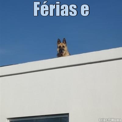 F�rias e
 
