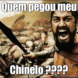 Quem pegou meu Chinelo ????