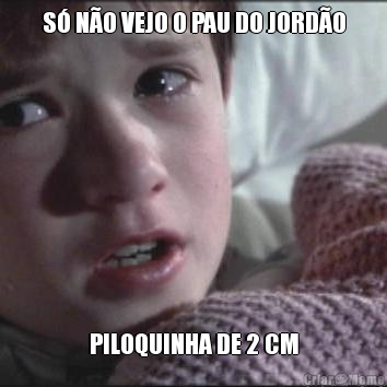 S� N�O VEJO O PAU DO JORD�O PILOQUINHA DE 2 CM