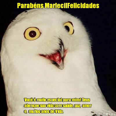 Parab�ns Marleci!Felicidades Voc� � muito especial para mim! Deus
aben�oe sua vida com sa�de, paz,  amor
e,  muitos anos de Vida.