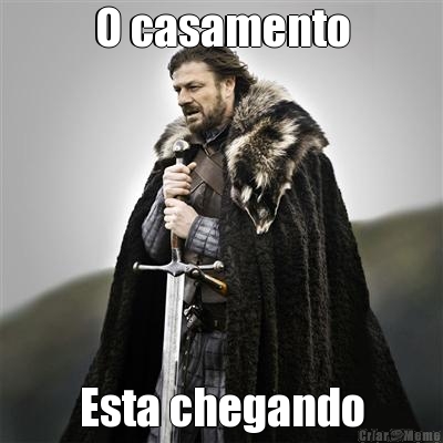 O casamento Esta chegando