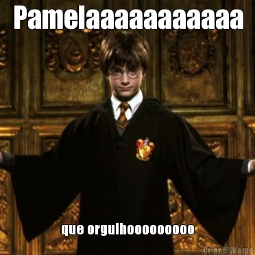 Pamelaaaaaaaaaaa que orgulhooooooooo