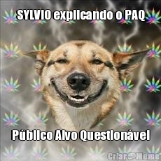 SYLVIO explicando o PAQ P�blico Alvo Question�vel
