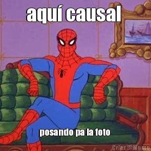 aqu� causal  posando pa la foto 