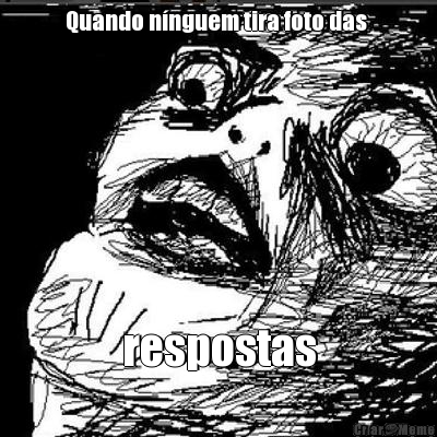 Quando n�nguem tira foto das  respostas