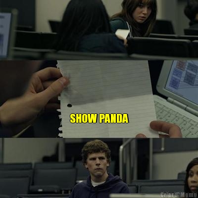 






SHOW PANDA
 