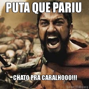PUTA QUE PARIU   CHATO PRA CARALHOOO!!!