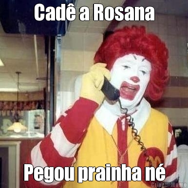 Cad� a Rosana Pegou prainha n�