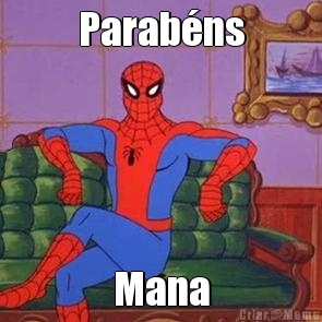 Parab�ns Mana