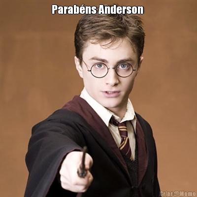 Parab�ns Anderson  