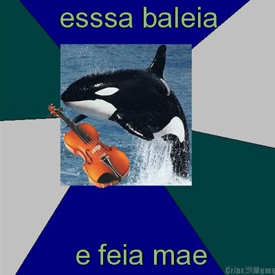 esssa baleia  e feia mae