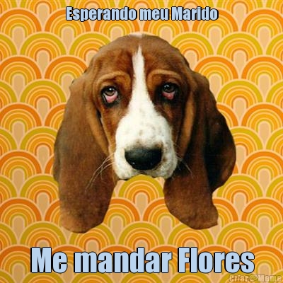 Esperando meu Marido Me mandar Flores