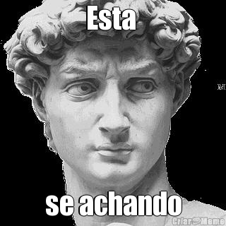 Esta  se achando