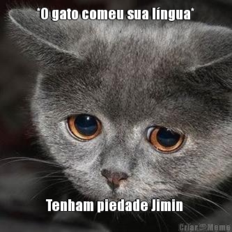 *O gato comeu sua l�ngua* Tenham piedade Jimin 
