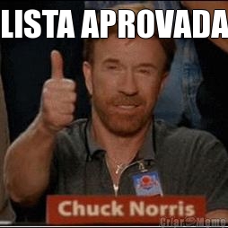 LISTA APROVADA 