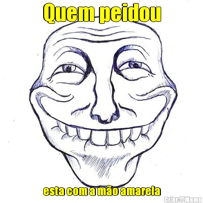 Quem peidou esta com a m�o amarela